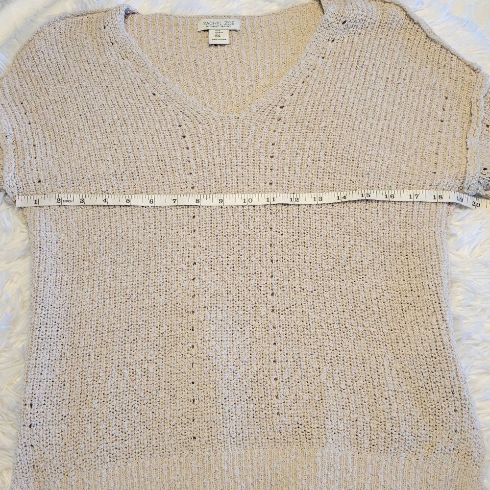 Rachel Zoe reverse seam v neck sweater - Picture 5 of 8